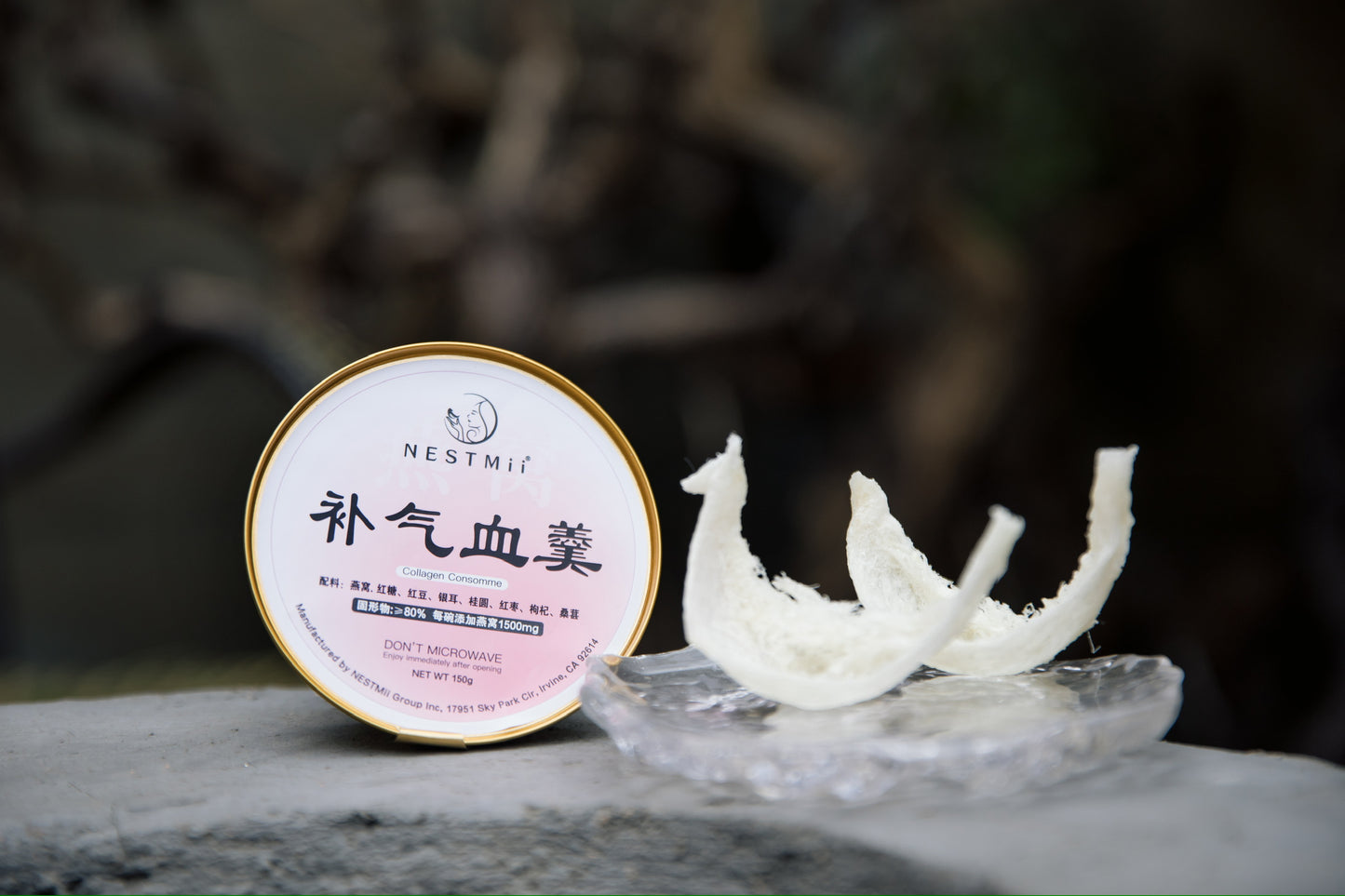 补气血燕窝羹(经期喝)Replenishing Bird's Nest Soup  (For Menstrual Wellness)